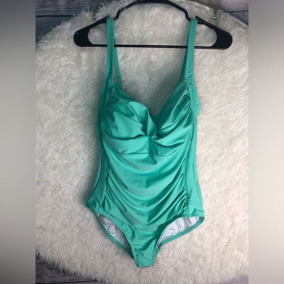 VENUS Aqua One-Piece Swimsuit NWT Size 16 - Picture 2 of 15
